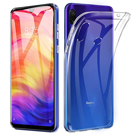Back Cover For MI NOTE 7 PRO, Ultra Hybrid Clear Camera Protection, TPU Case, Shockproof (Multicolor As Per Availability)