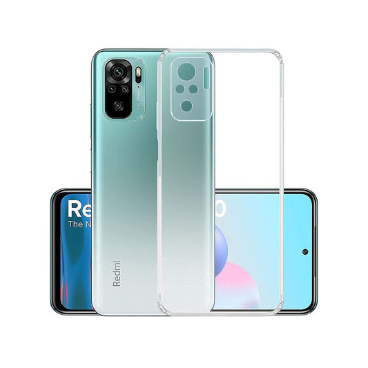 Back Cover For Xiaomi Redmi Note 10, Ultra Hybrid Clear Camera Protection, TPU Case, Shockproof (Multicolor As Per Availability)