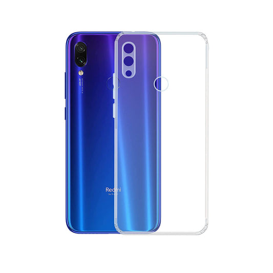 Back Cover For Xiaomi Redmi Note 7 Pro, Ultra Hybrid Clear Camera Protection, TPU Case, Shockproof (Multicolor As Per Availability)