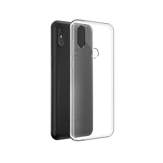 Back Cover For Moto One Power, Ultra Hybrid Clear Camera Protection, TPU Case, Shockproof (Multicolor As Per Availability)