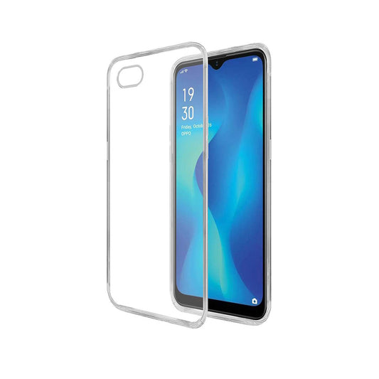 Back Cover For Oppo A1K, Ultra Hybrid Clear Camera Protection, TPU Case, Shockproof (Multicolor As Per Availability)