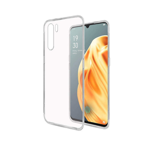 Back Cover For Oppo F15, Ultra Hybrid Clear Camera Protection, TPU Case, Shockproof (Multicolor As Per Availability)