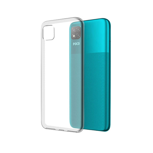 Back Cover For Xiaomi Poco C3, Ultra Hybrid Clear Camera Protection, TPU Case, Shockproof (Multicolor As Per Availability)