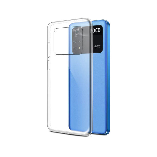Back Cover For Xiaomi Poco M4 Pro, Ultra Hybrid Clear Camera Protection, TPU Case, Shockproof (Multicolor As Per Availability)