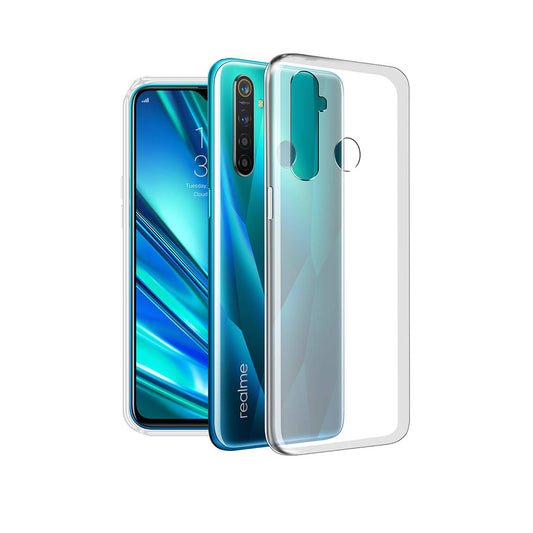 Back Cover For Oppo Realme 5, Ultra Hybrid Clear Camera Protection, TPU Case, Shockproof (Multicolor As Per Availability)