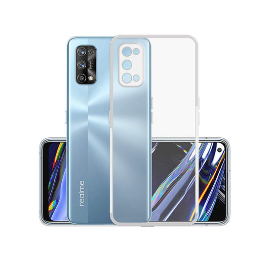 Back Cover For Oppo Realme 7 Pro, Ultra Hybrid Clear Camera Protection, TPU Case, Shockproof (Multicolor As Per Availability)