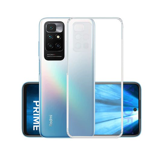 Back Cover For XIAOMI REDMI 10 PRIME, Ultra Hybrid Clear Camera Protection, TPU Case, Shockproof (Multicolor As Per Availability)