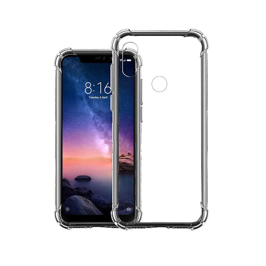 Back Cover For XIAOMI REDMI NOTE 6 PRO, Ultra Hybrid Clear Camera Protection, TPU Case, Shockproof (Multicolor As Per Availability)