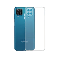 Back Cover For Samsung Galaxy A12, Ultra Hybrid Clear Camera Protection, TPU Case, Shockproof (Multicolor As Per Availability)