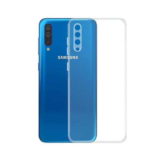 Back Cover For SAMSUNG GALAXY A50, Ultra Hybrid Clear Camera Protection, TPU Case, Shockproof (Multicolor As Per Availability)