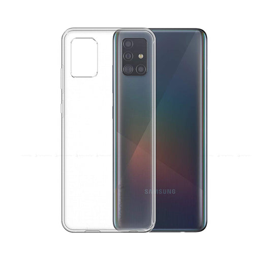 Back Cover For Samsung Galaxy A51, Ultra Hybrid Clear Camera Protection, TPU Case, Shockproof (Multicolor As Per Availability)