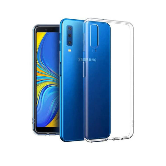 Back Cover For Samsung Galaxy A7 (2018) - A750, Ultra Hybrid Clear Camera Protection, TPU Case, Shockproof (Multicolor As Per Availability)