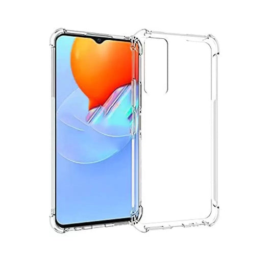 Back Cover For VIVO Y31 2021, Ultra Hybrid Clear Camera Protection, TPU Case, Shockproof (Multicolor As Per Availability)
