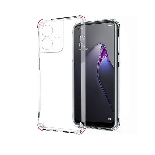 Back Cover For VIVO Y22 2022, Ultra Hybrid Clear Camera Protection, TPU Case, Shockproof (Multicolor As Per Availability)