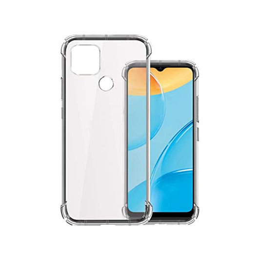 Back Cover For OPPO A15, Ultra Hybrid Clear Camera Protection, TPU Case, Shockproof (Multicolor As Per Availability)