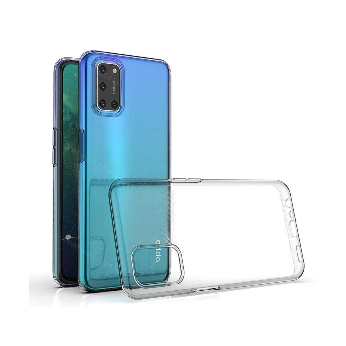 Back Cover For OPPO A52, Ultra Hybrid Clear Camera Protection, TPU Case, Shockproof (Multicolor As Per Availability)