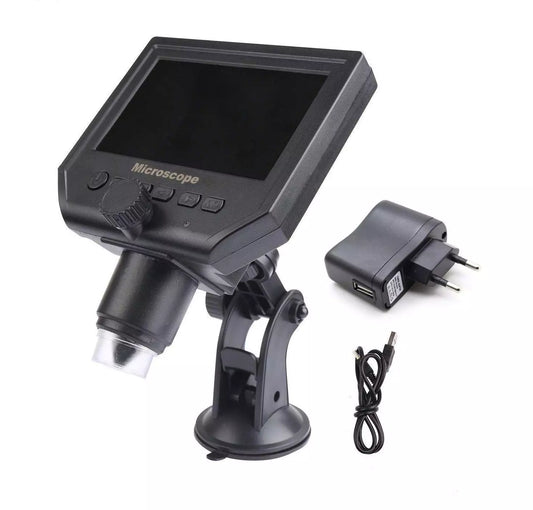 Portable Smart Lcd Digital Microscope G600 - X600 with Adjustable Light