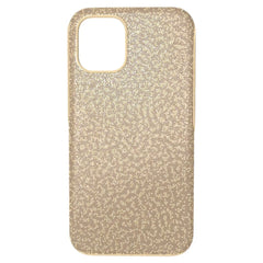 Glittery Crystal Back Cover for iPhone 12, Polycarbonate Back Case of Gleaming Colored Crystals