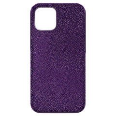 Glittery Crystal Back Cover for iPhone 12 Mini, Polycarbonate Back Case of Gleaming Colored Crystals