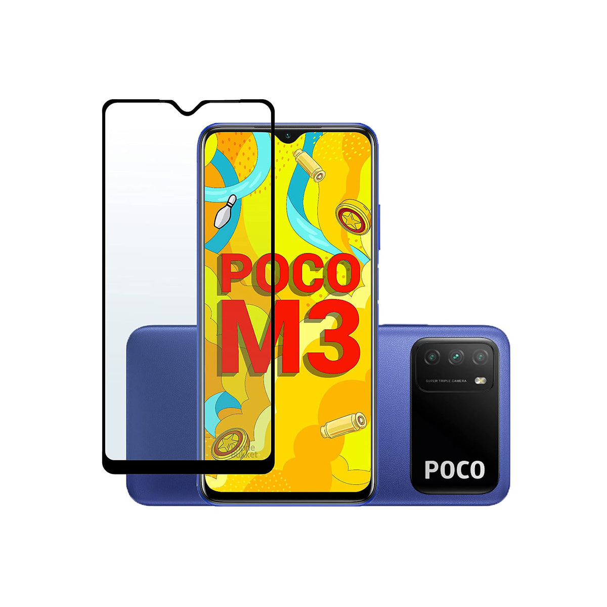 TEMPERED GLASS FOR XIAOMI POCO M3