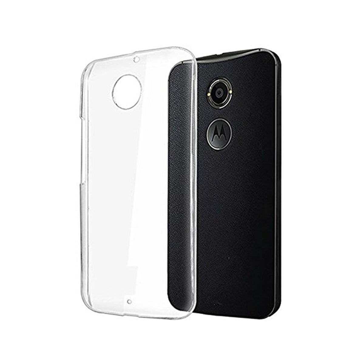 Back Cover For MOTO E2, Ultra Hybrid Clear Camera Protection, TPU Case, Shockproof (Multicolor As Per Availability)