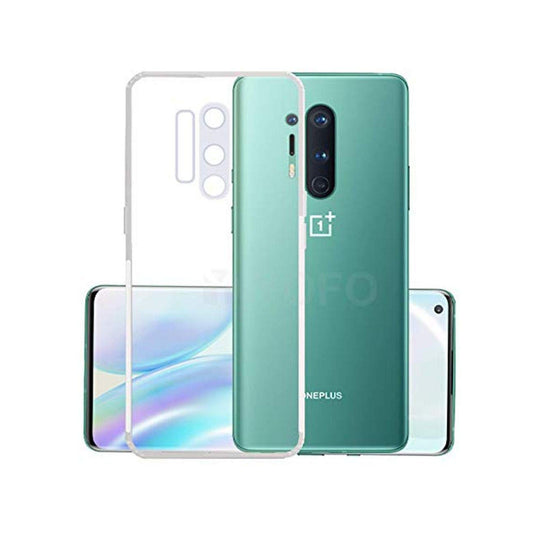 Back Cover For ONEPLUS 8, Ultra Hybrid Clear Camera Protection, TPU Case, Shockproof (Multicolor As Per Availability)
