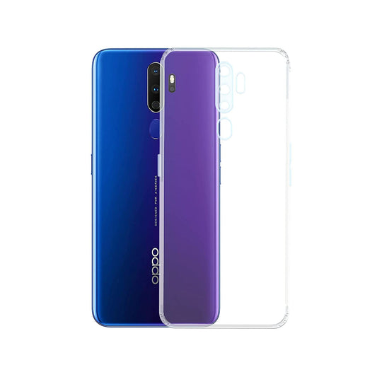 Back Cover For OPPO A9, Ultra Hybrid Clear Camera Protection, TPU Case, Shockproof (Multicolor As Per Availability)
