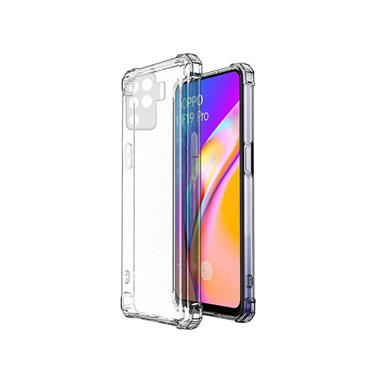 Back Cover For OPPO F19 PRO, Ultra Hybrid Clear Camera Protection, TPU Case, Shockproof (Multicolor As Per Availability)