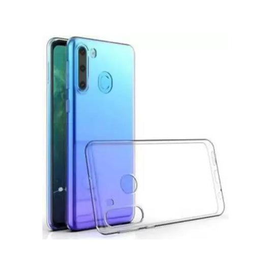Back Cover For SAMSUNG GALAXY A21, Ultra Hybrid Clear Camera Protection, TPU Case, Shockproof (Multicolor As Per Availability)