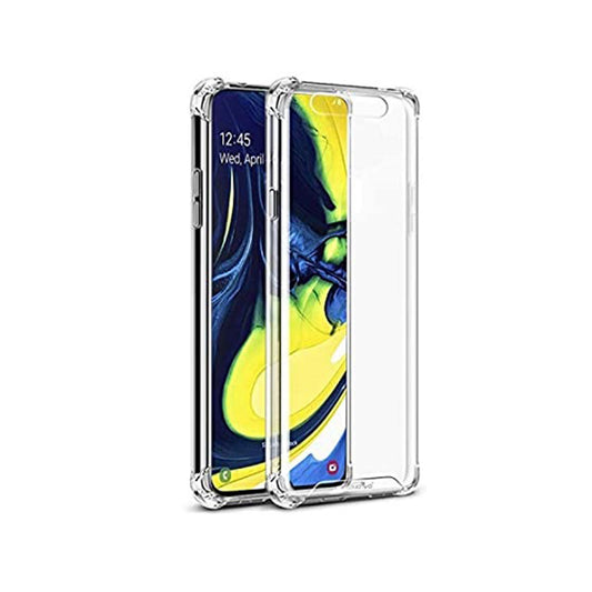 Back Cover For SAMSUNG GALAXY A80, Ultra Hybrid Clear Camera Protection, TPU Case, Shockproof (Multicolor As Per Availability)