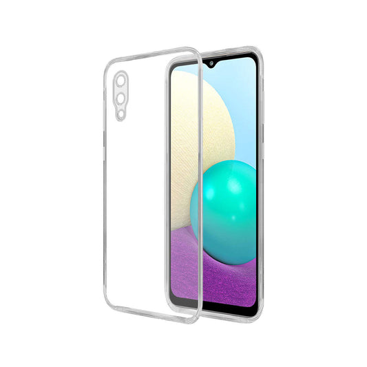 Back Cover For SAMSUNG GALAXY M02, Ultra Hybrid Clear Camera Protection, TPU Case, Shockproof (Multicolor As Per Availability)