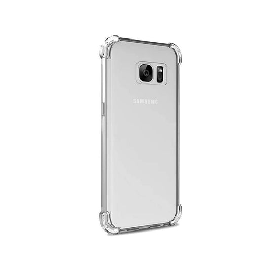 Back Cover For SAMSUNG GALAXY S6 EDGE, Ultra Hybrid Clear Camera Protection, TPU Case, Shockproof (Multicolor As Per Availability)