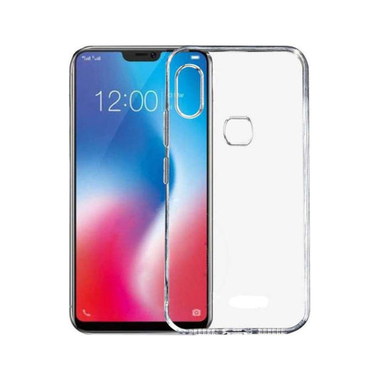 Back Cover For VIVO V11, Ultra Hybrid Clear Camera Protection, TPU Case, Shockproof (Multicolor As Per Availability)