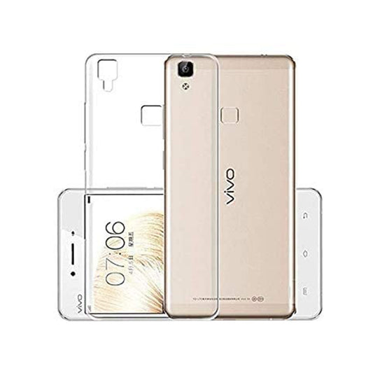 Back Cover For VIVO V3 MAX, Ultra Hybrid Clear Camera Protection, TPU Case, Shockproof (Multicolor As Per Availability)