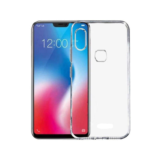 Back Cover For VIVO V9 PRO, Ultra Hybrid Clear Camera Protection, TPU Case, Shockproof (Multicolor As Per Availability)